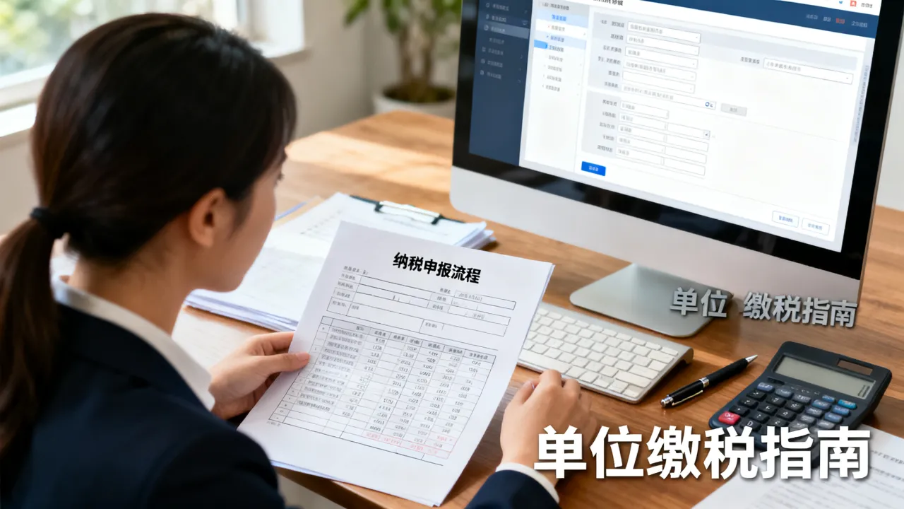 单位如何缴税,企业纳税申报流程有哪些?-图3 单位如何缴税,企业纳税申报流程有哪些?-图3