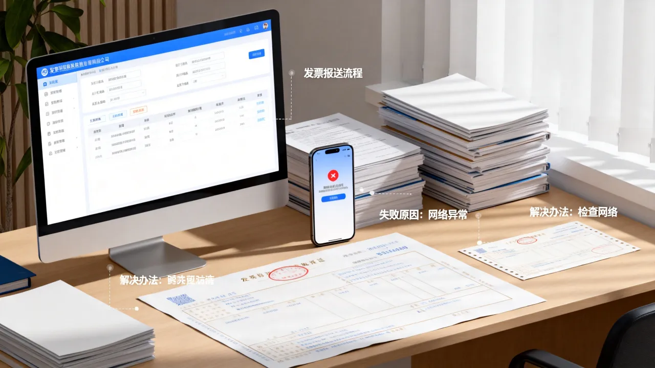 如何发票报送,发票报送失败的原因及解决办法有哪些?