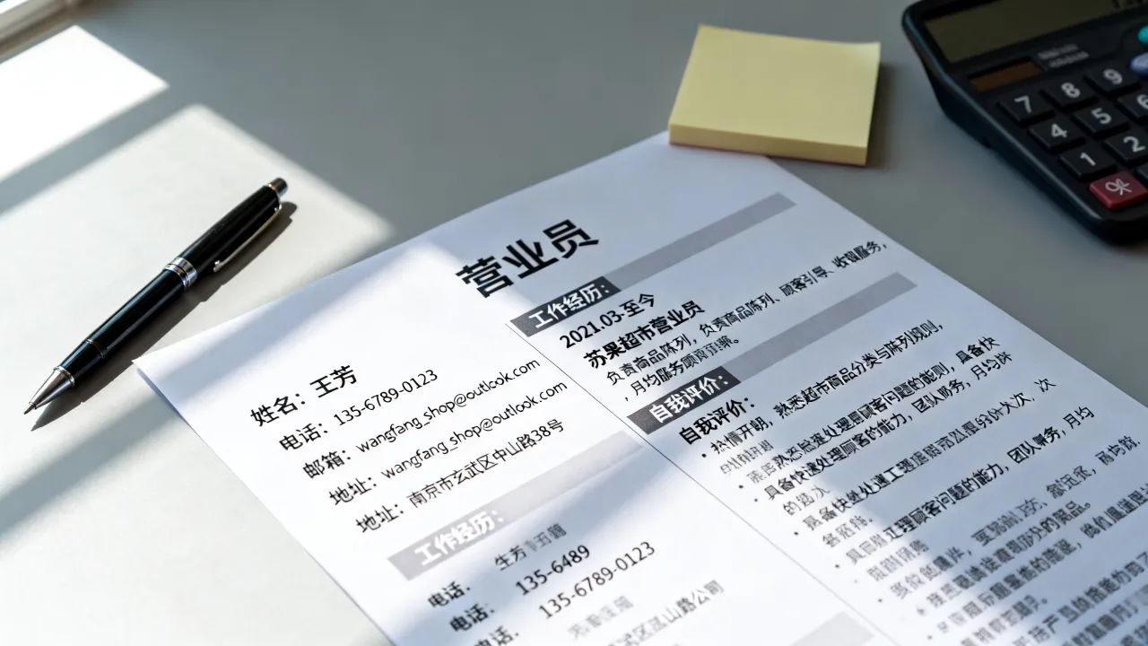 营业员简历怎么写,营业员简历自我评价怎么写-图3 营业员简历怎么写,营业员简历自我评价怎么写-图3