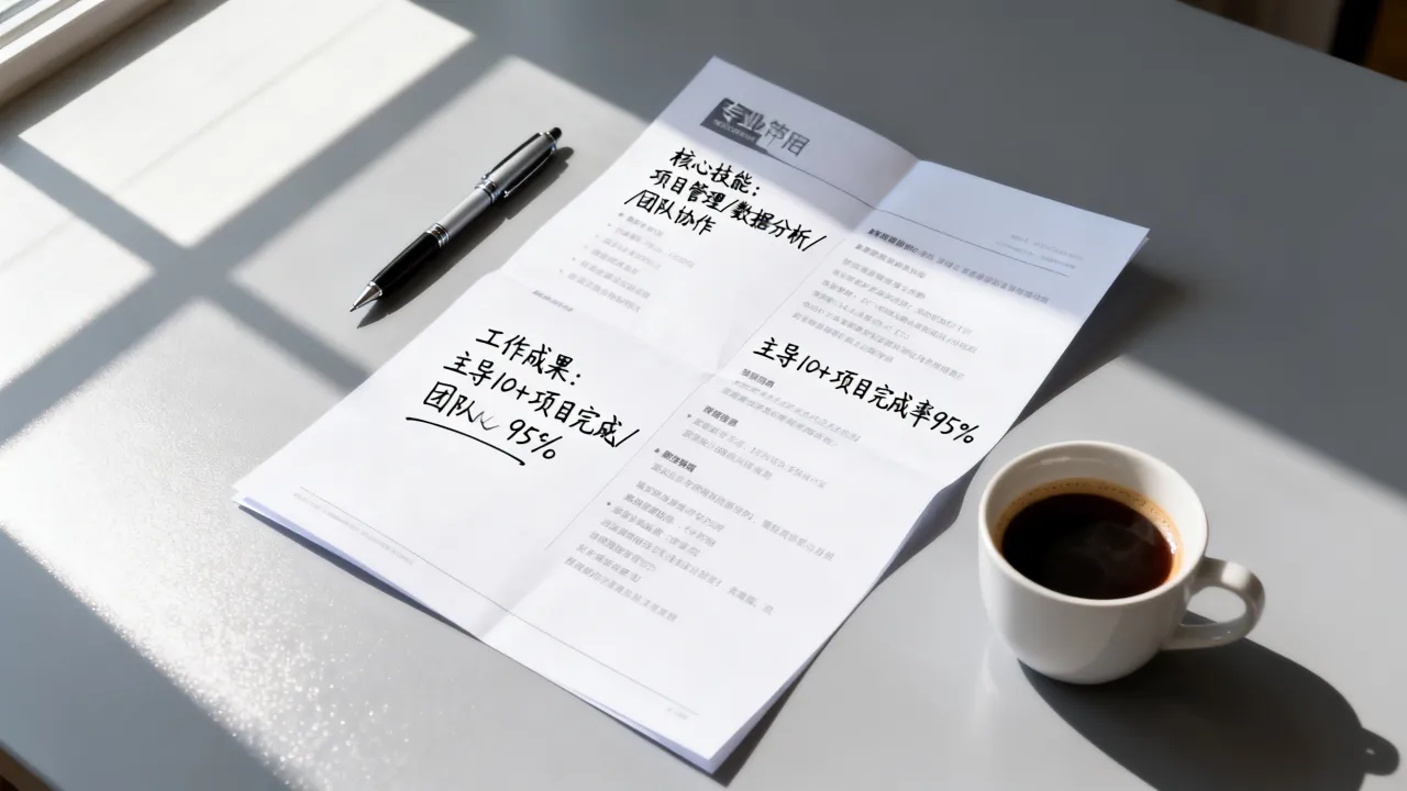 简历工作能力怎么写?突出核心技能让HR青睐,简历工作能力描述技巧