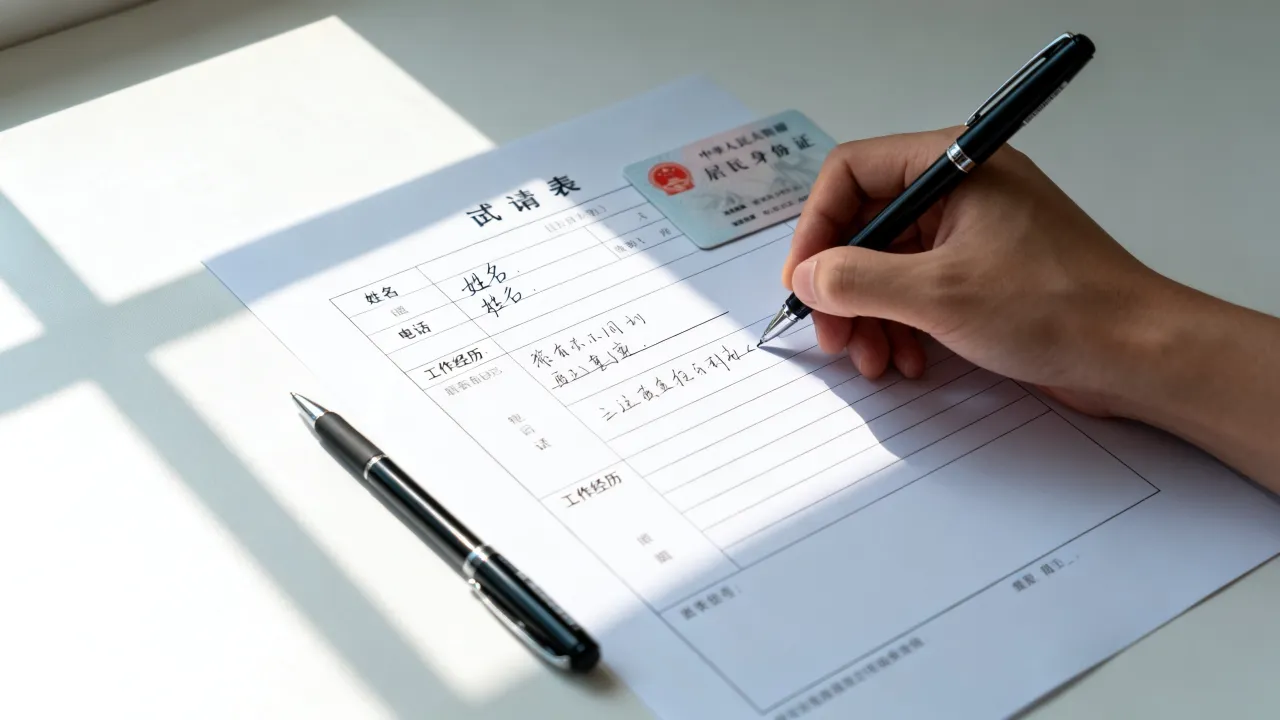 面试申请表怎么写,有哪些填写注意事项和技巧?