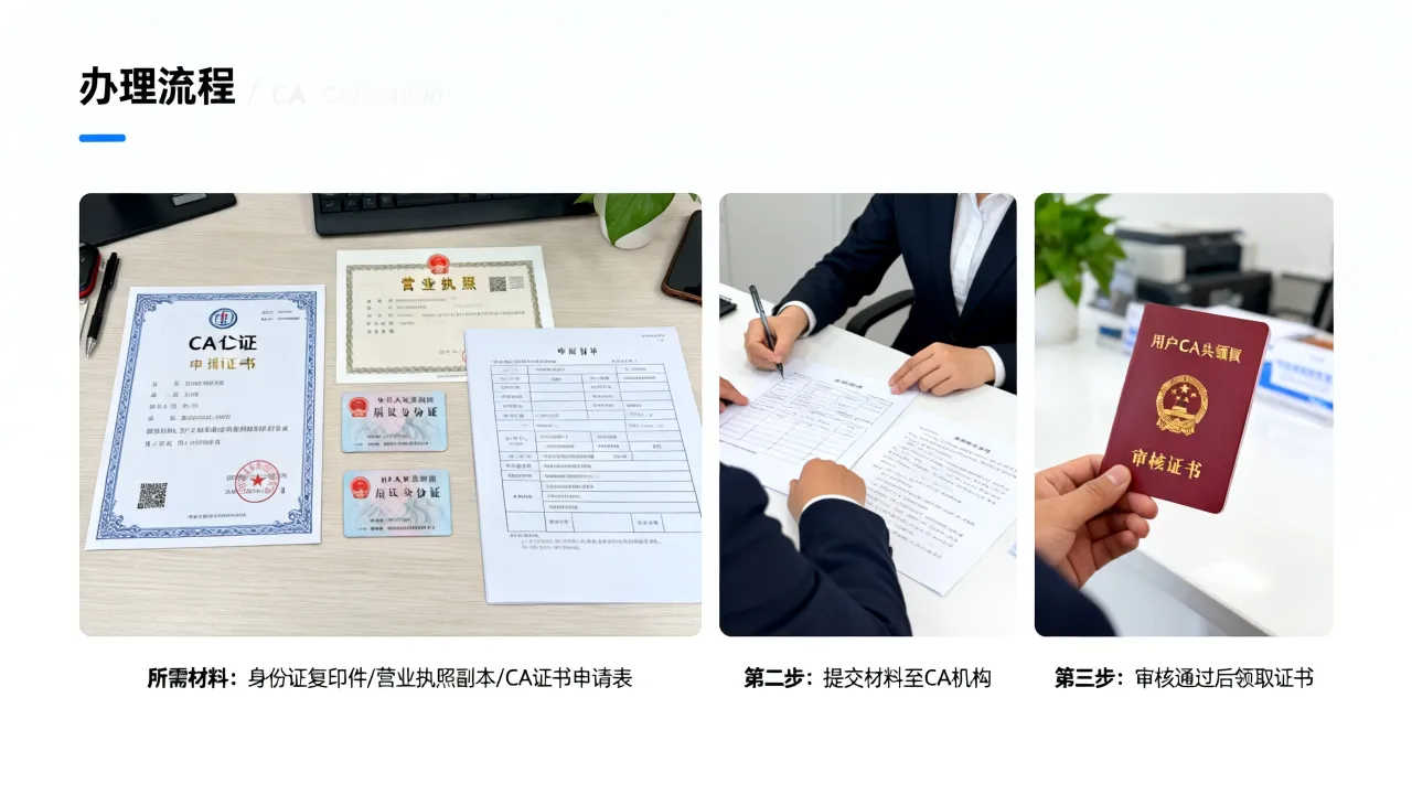 CA证书如何办理,CA证书办理流程及所需材料有哪些