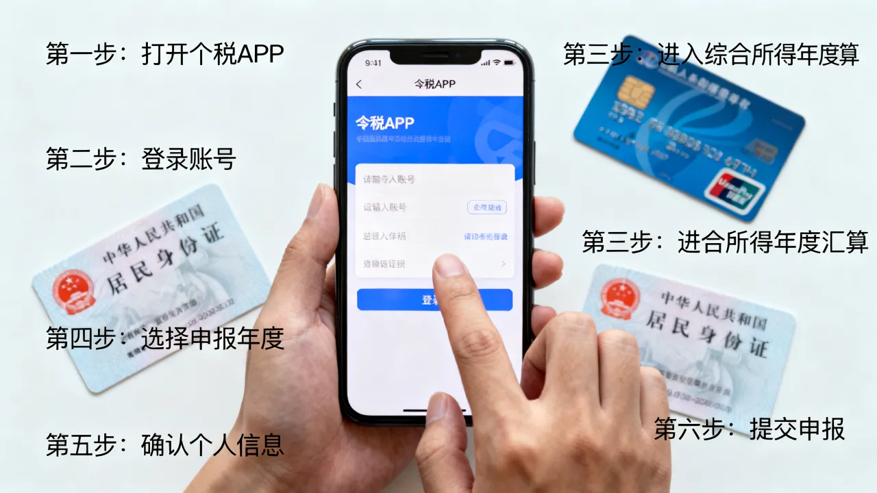 个税网上申报怎么操作?手机端详细步骤