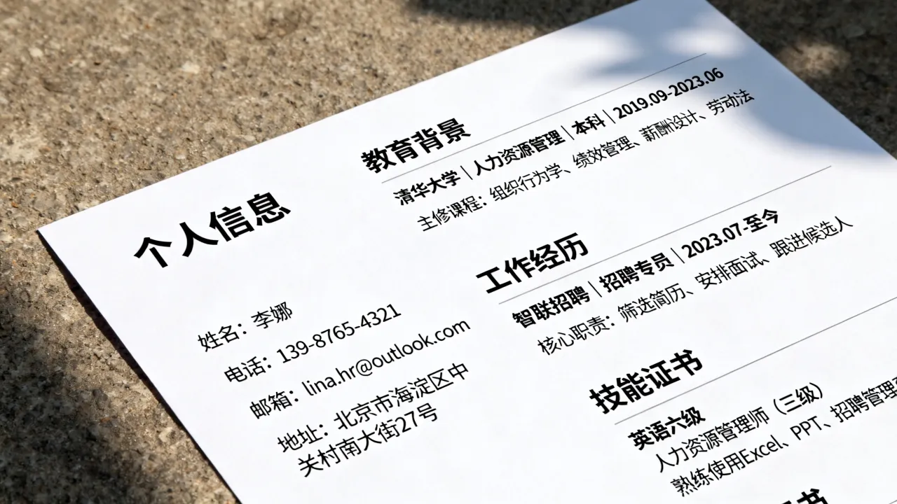 智联招聘的简历怎么写，智联招聘简历模板怎么写才能被HR看中？