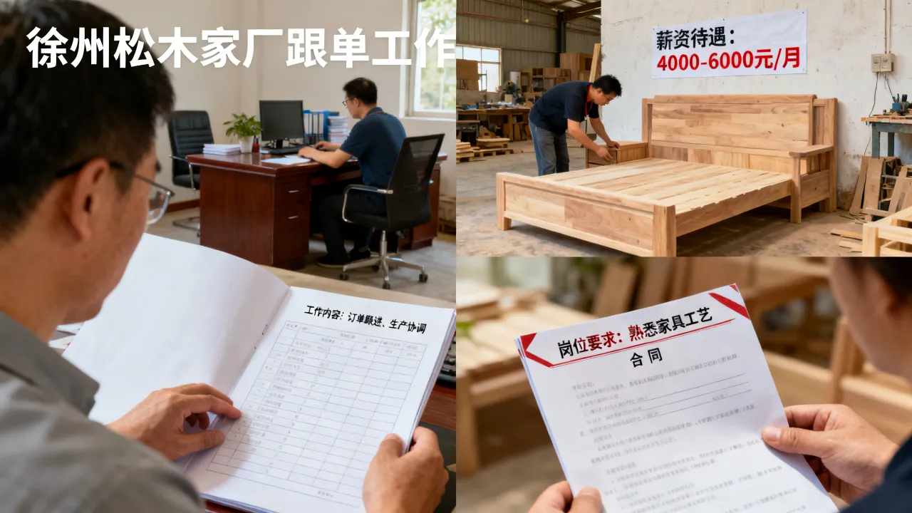 徐州松木家具厂招聘跟单怎么样？工作内容及薪资待遇-图2