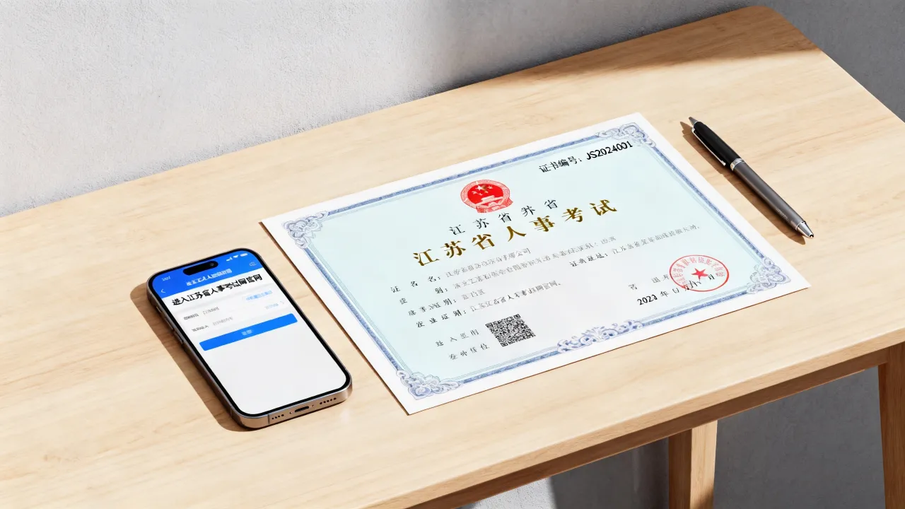 江苏省人事考试证书怎么查询,在哪查?