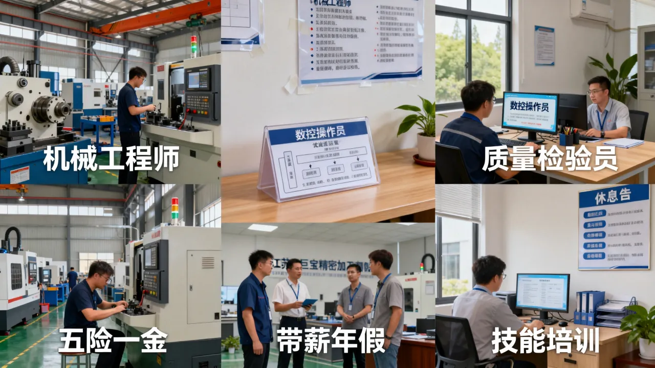 江苏巨宝精密加工有限公司招聘待遇如何,有哪些岗位?