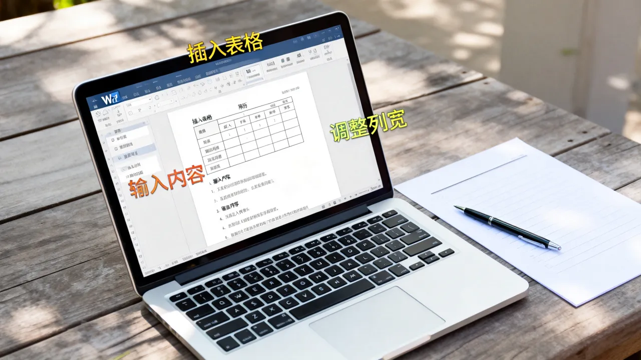 用Word做简历表格怎么做，Word简历表格制作步骤是什么-图3