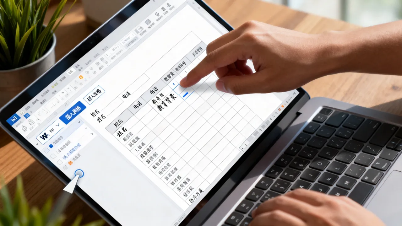 用Word做简历表格怎么做，Word简历表格制作有何技巧-图3