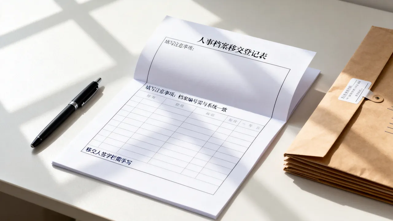 人事档案移交登记表怎么填写,档案移交注意事项有哪些?