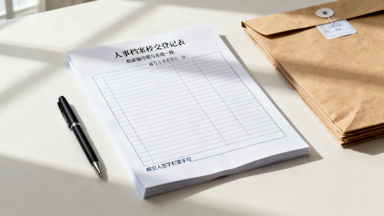 人事档案移交登记表怎么填写,档案移交注意事项有哪些?-图2 人事档案移交登记表怎么填写,档案移交注意事项有哪些?-图2