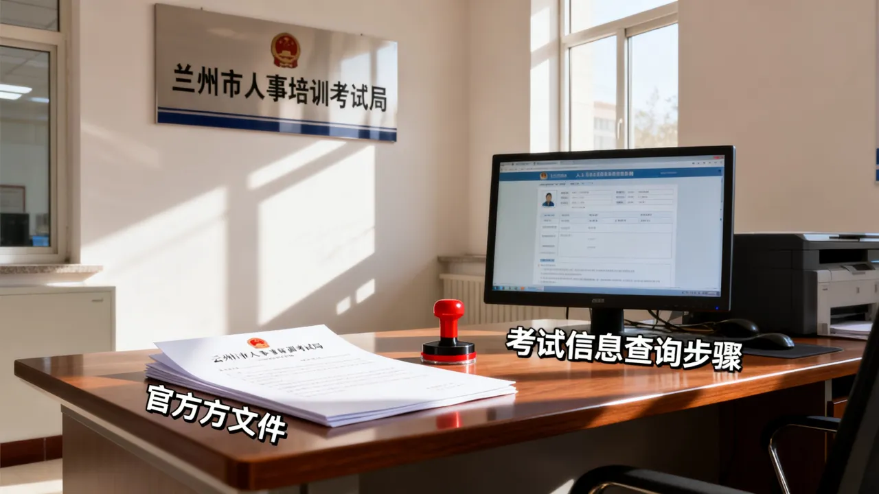 兰州市人事培训考试局是官方吗，怎么确认考试信息真伪？-图3