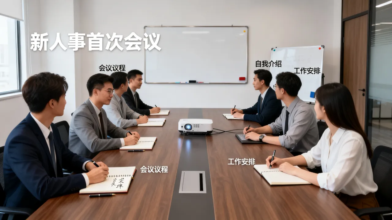 人事第一次开会该说什么?新人事首次会议怎么开?