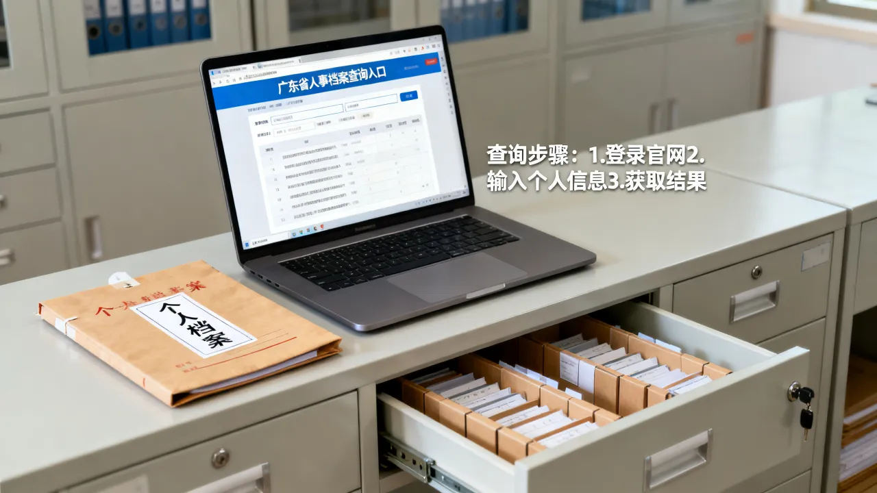 怎么查广东省人事档案在哪？个人档案查询入口-图2