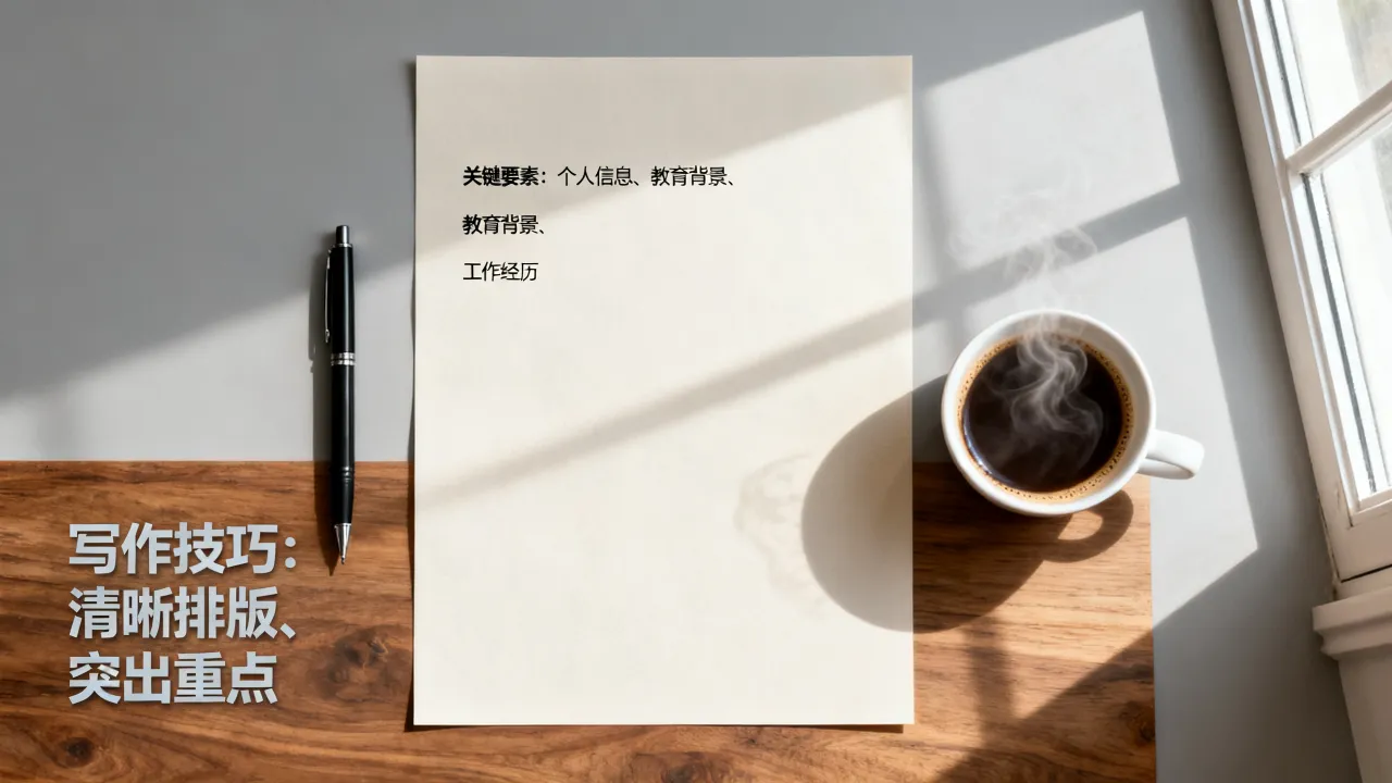 品质简历怎么写？需要注意哪些关键要素和写作技巧？
