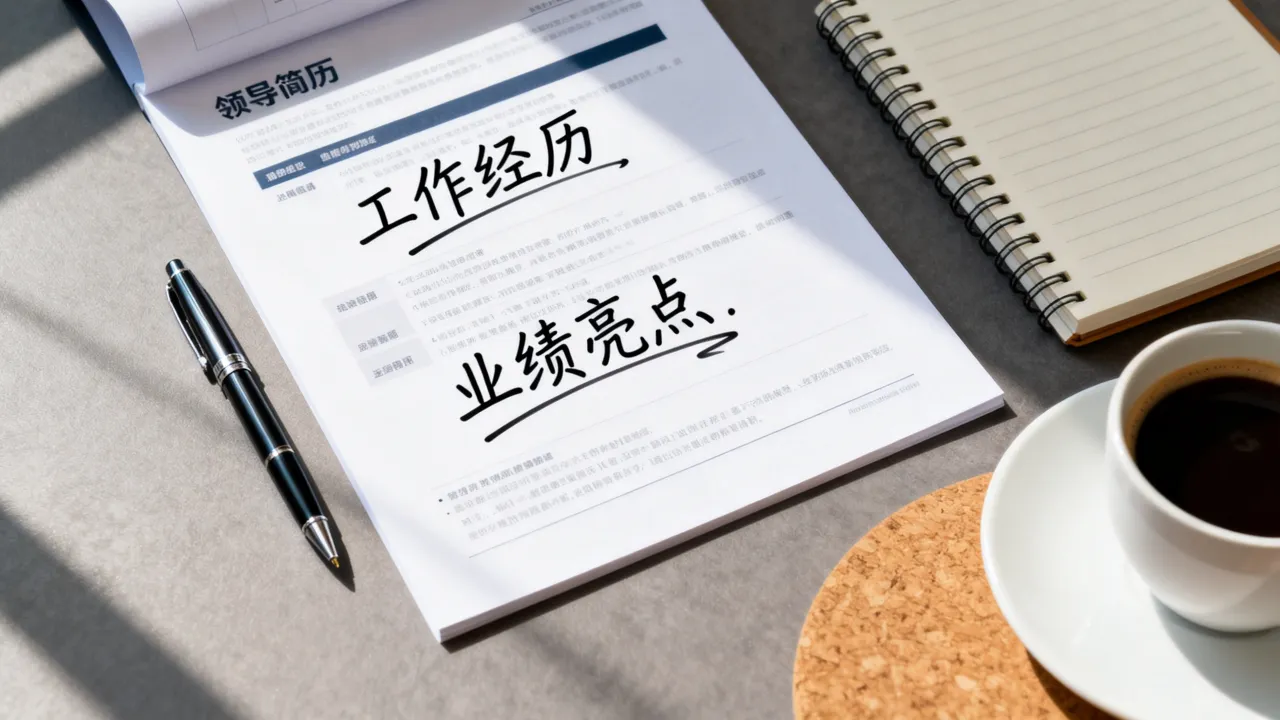 领导简历怎么写?工作经历与业绩亮点描写技巧