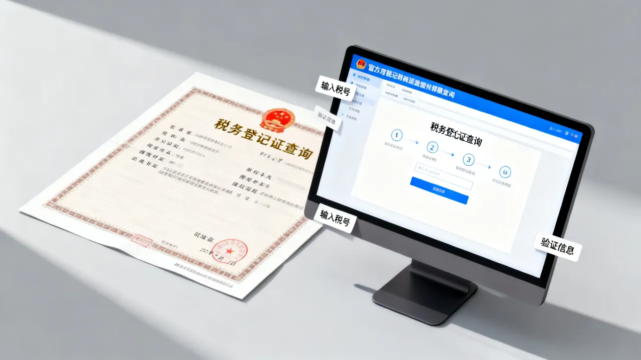 税务登记证怎么查真假？网上查询步骤详解，官方渠道在哪看-图1