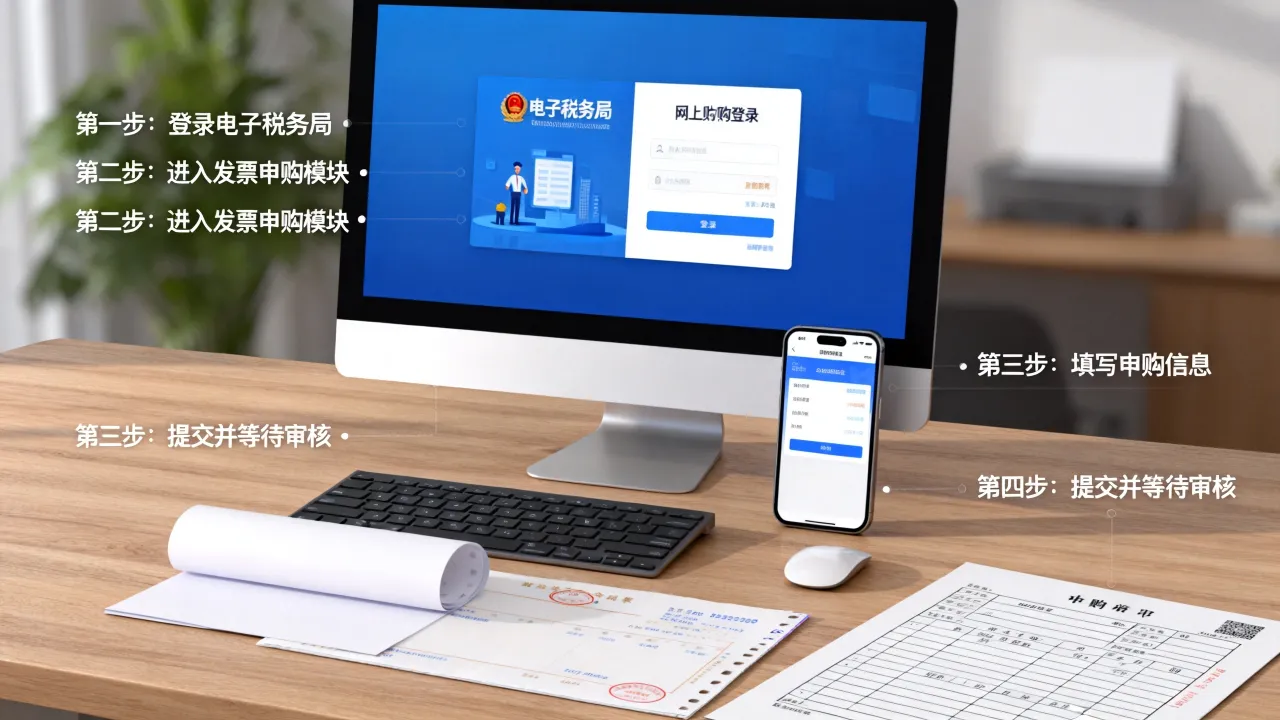如何申购发票,网上申购发票具体步骤有哪些?-图1 如何申购发票,网上申购发票具体步骤有哪些?-图1
