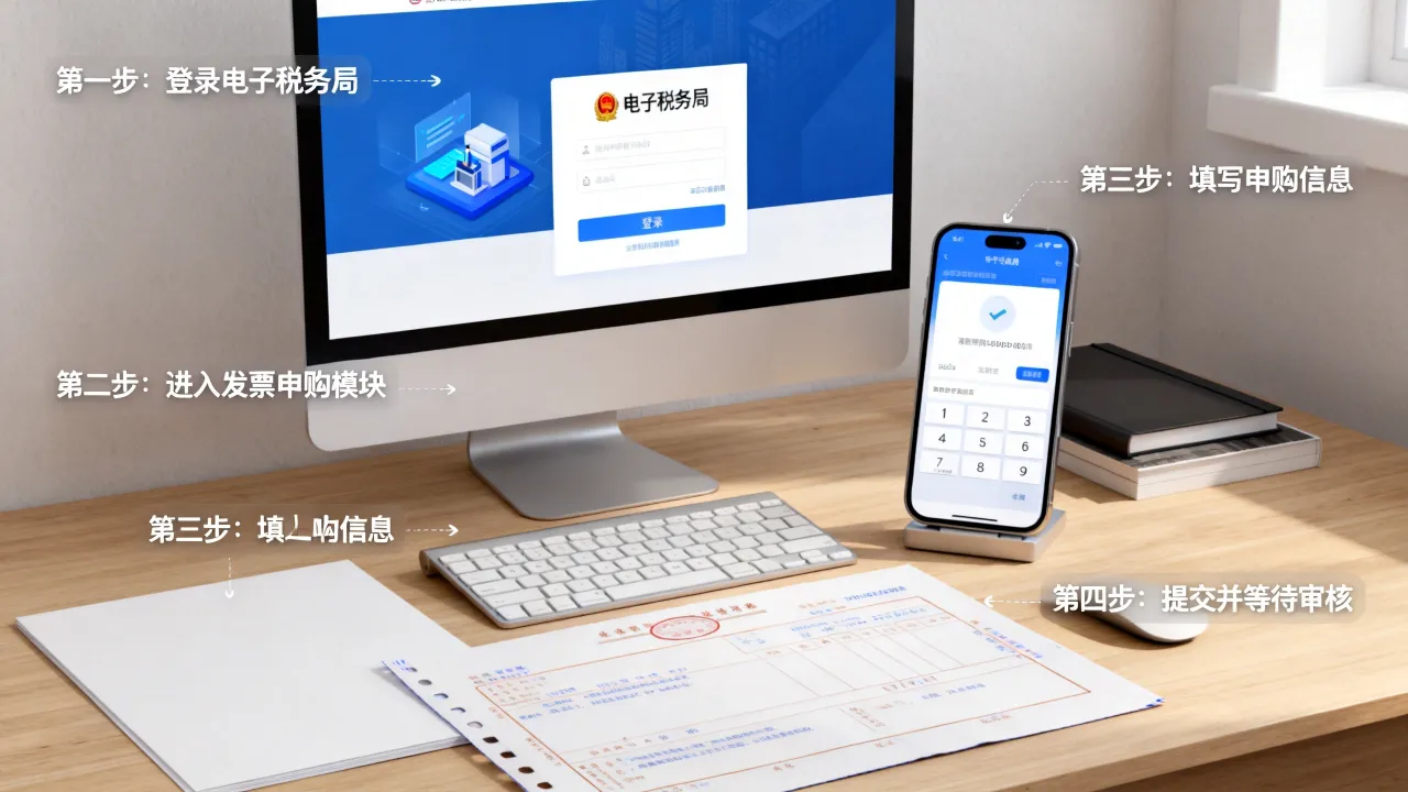 如何申购发票,网上申购发票具体步骤有哪些?-图2 如何申购发票,网上申购发票具体步骤有哪些?-图2