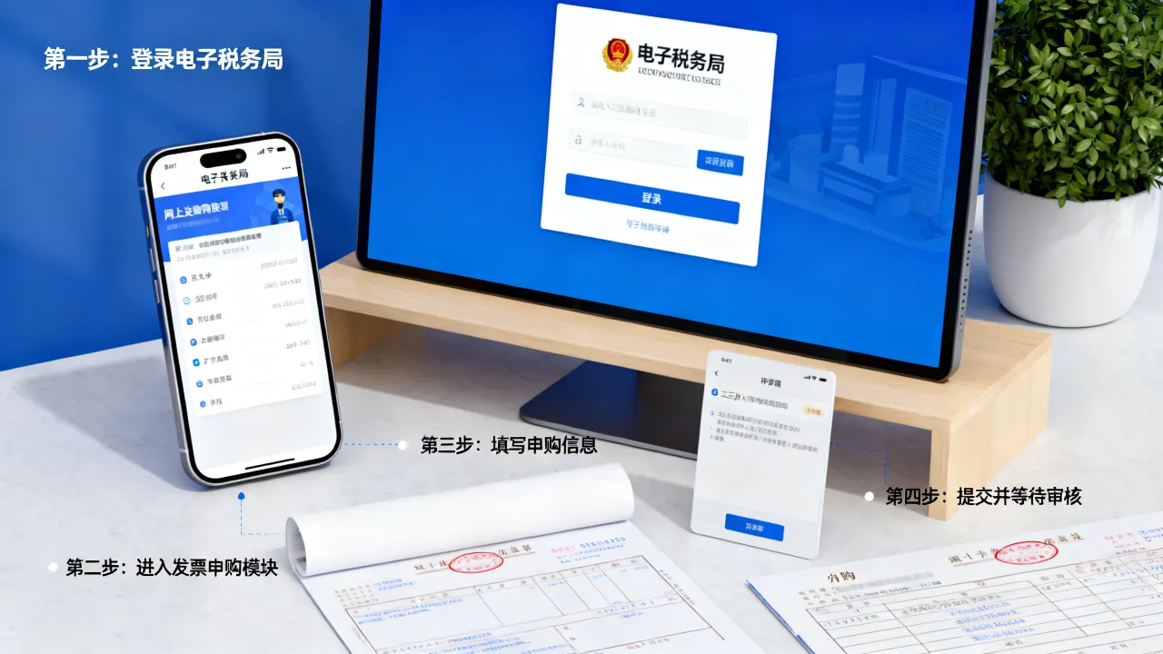 如何申购发票,网上申购发票具体步骤有哪些?-图3 如何申购发票,网上申购发票具体步骤有哪些?-图3