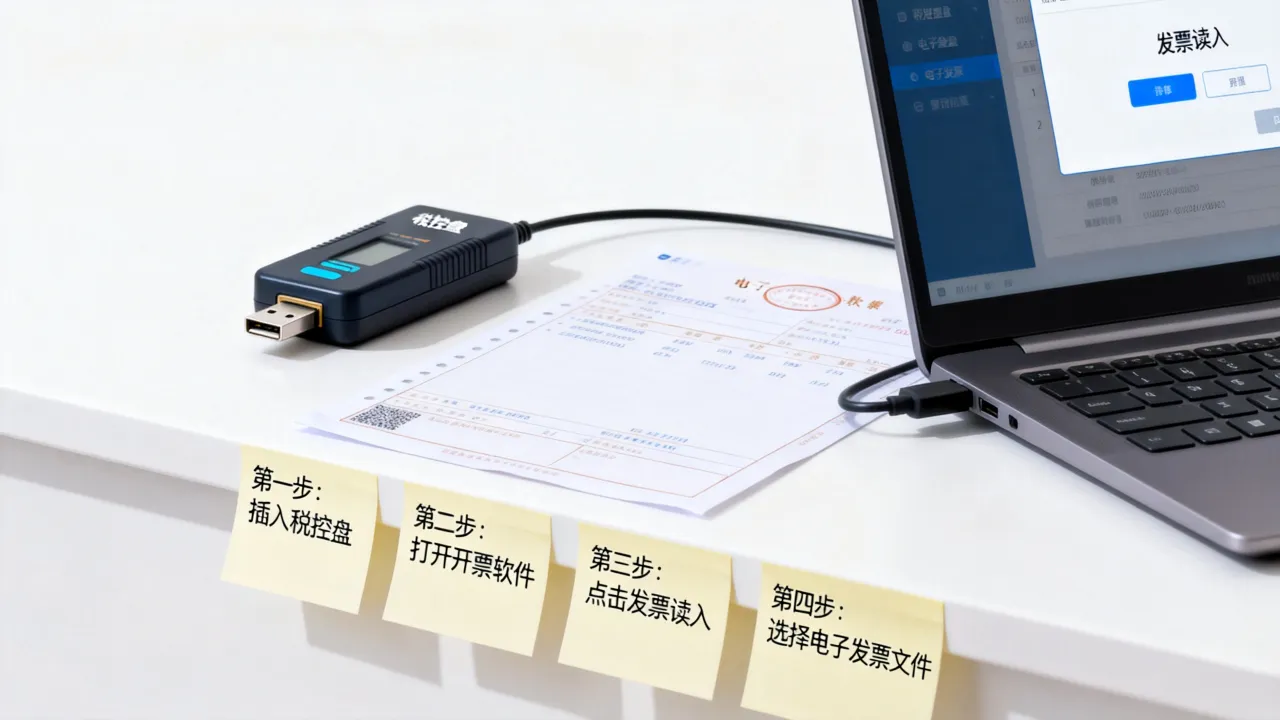 如何发票读入，电子发票读入到税控盘的具体操作步骤是什么？-图3
