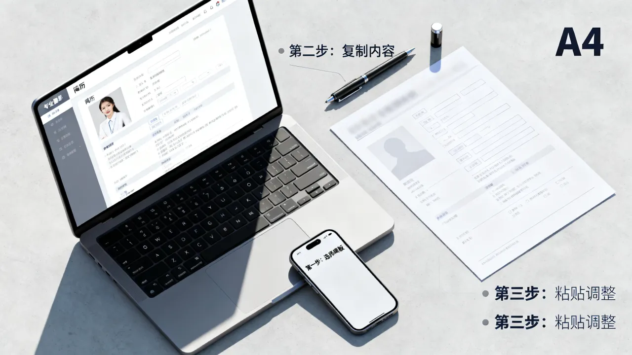 简历怎么复制模板,简历模板复制粘贴的正确方法是什么-图1 简历怎么复制模板,简历模板复制粘贴的正确方法是什么-图1