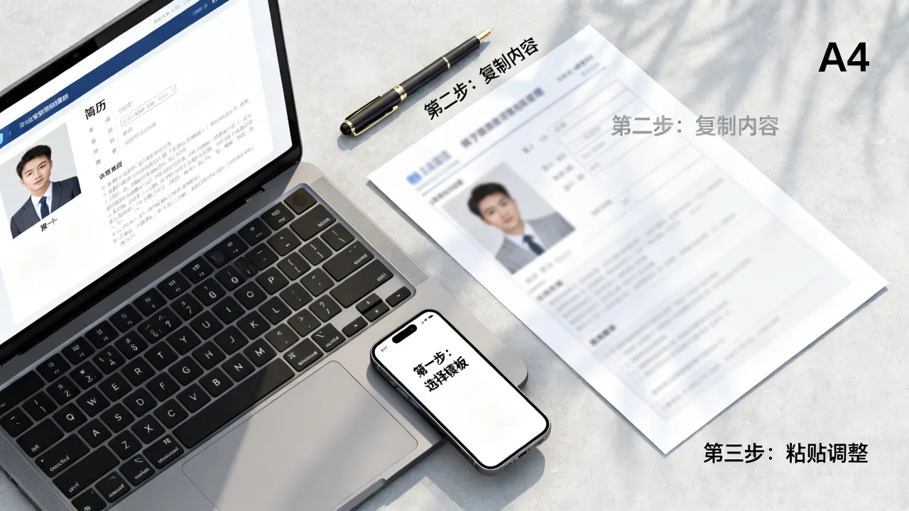 简历怎么复制模板,简历模板复制粘贴的正确方法是什么-图3 简历怎么复制模板,简历模板复制粘贴的正确方法是什么-图3