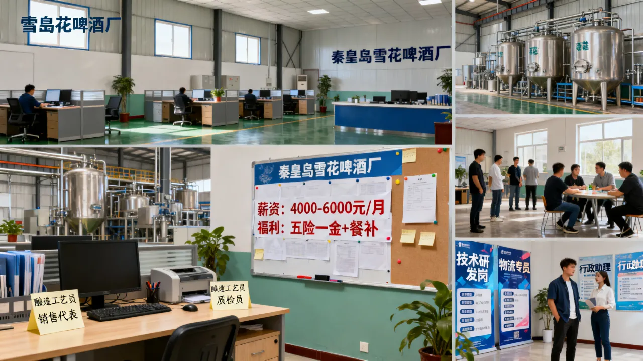 秦皇岛雪花啤酒厂招聘有哪些岗位?薪资待遇如何-图2 秦皇岛雪花啤酒厂招聘有哪些岗位?薪资待遇如何-图2