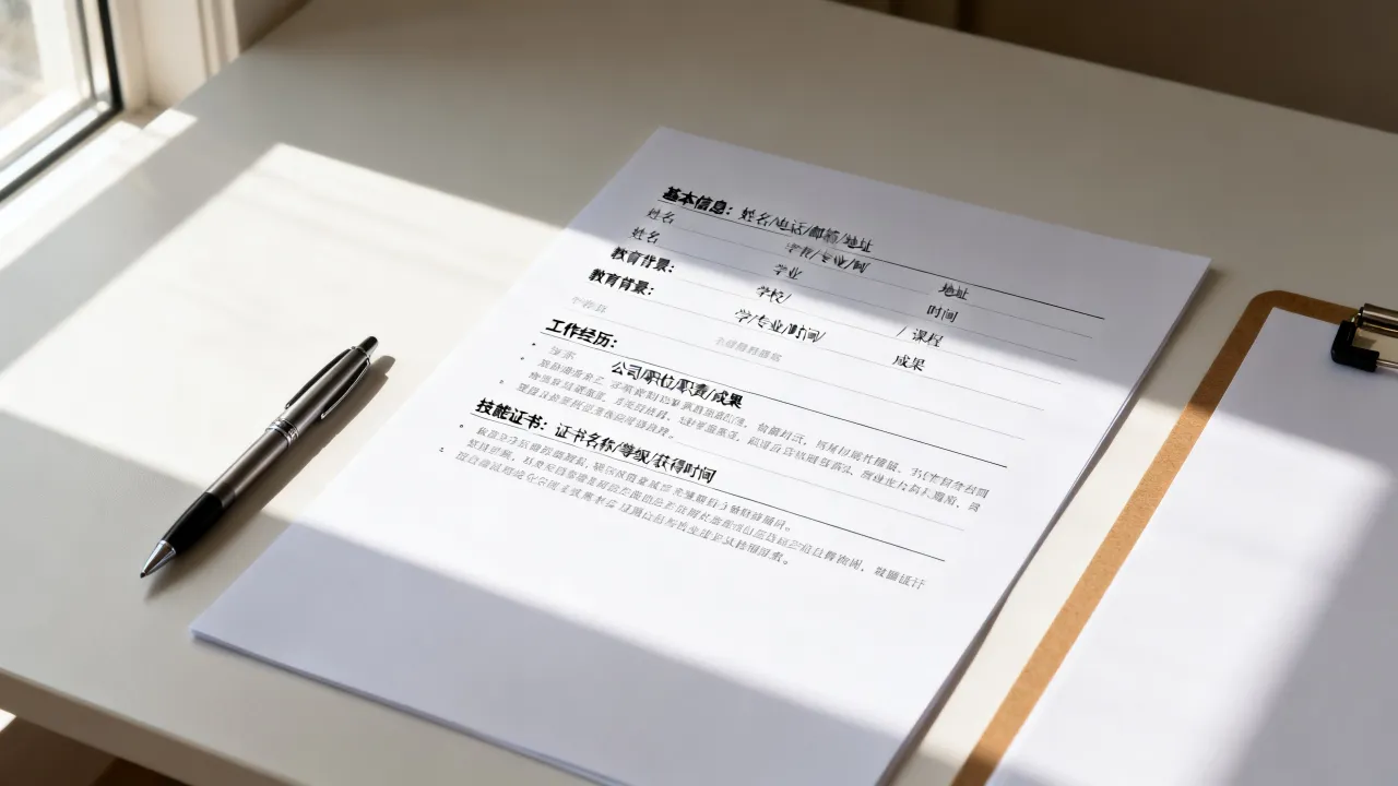 纸质简历怎么写,纸质简历撰写格式与技巧有哪些?-图2 纸质简历怎么写,纸质简历撰写格式与技巧有哪些?-图2