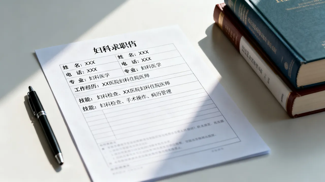 妇科简历怎么写,如何写出让面试官满意的妇科求职简历-图1 妇科简历怎么写,如何写出让面试官满意的妇科求职简历-图1