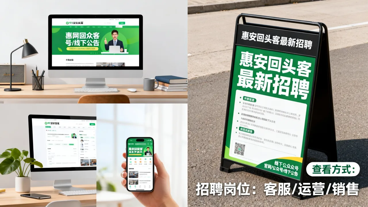 惠安回头客招聘信息在哪看？最新招聘岗位怎么查？-图1