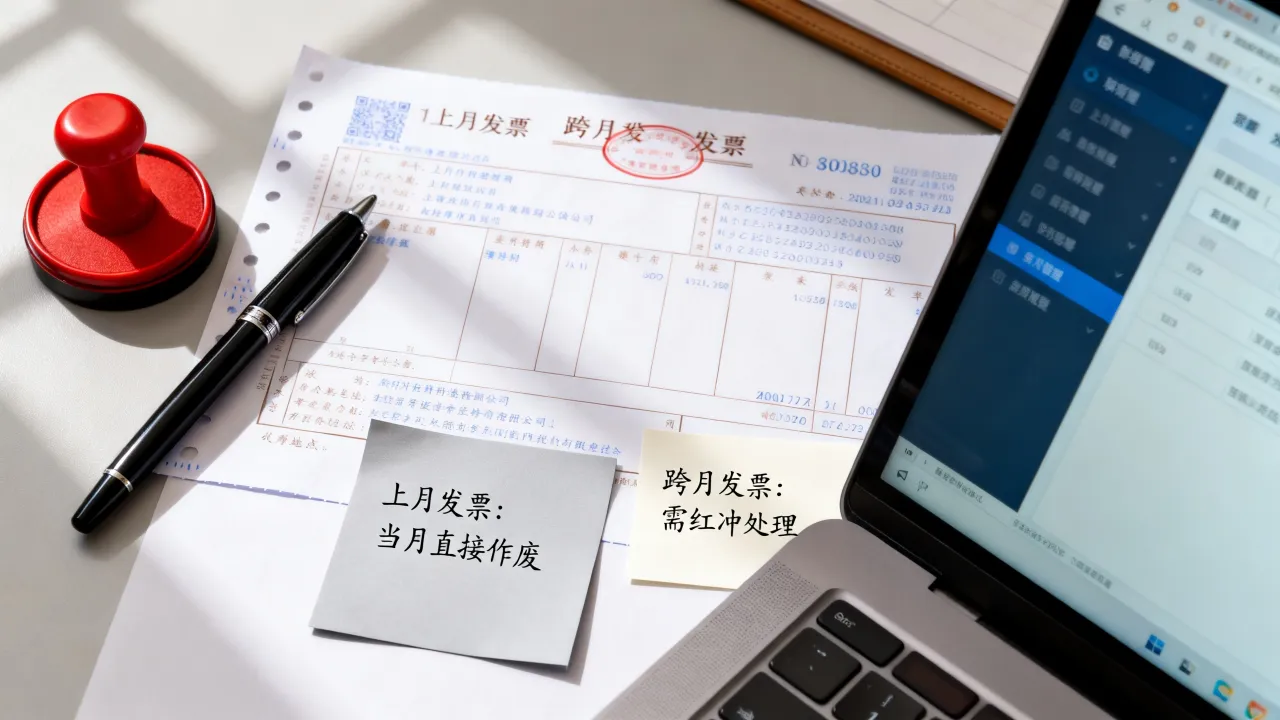 上月发票如何作废，跨月发票怎么作废红冲？-图2