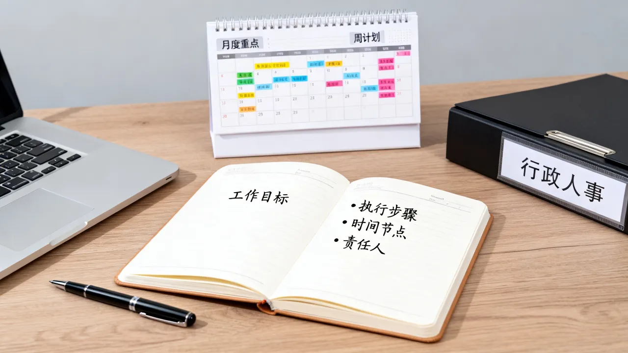 行政人事月工作计划表怎么做?行政人事月度计划表如何制定-图1 行政人事月工作计划表怎么做?行政人事月度计划表如何制定-图1