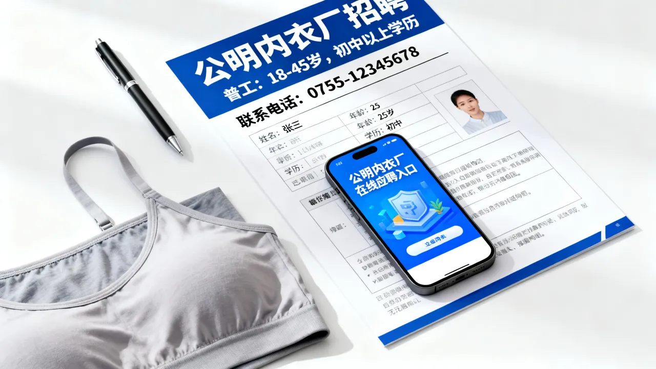 公明内衣厂招聘信息在哪里找,怎么快速应聘?-图1 公明内衣厂招聘信息在哪里找,怎么快速应聘?-图1