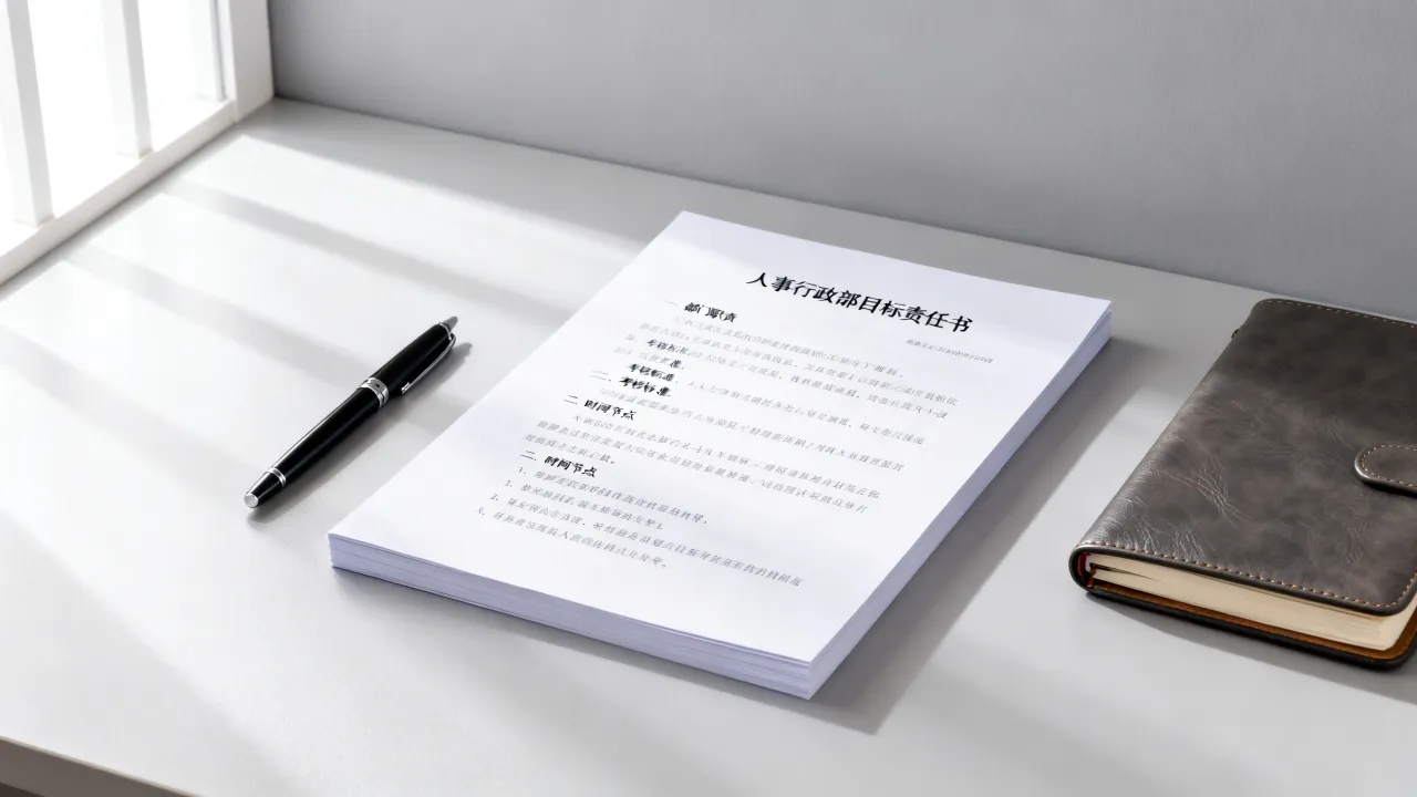 人事行政部目标责任书怎么写,目标责任书包括哪些内容-图2 人事行政部目标责任书怎么写,目标责任书包括哪些内容-图2