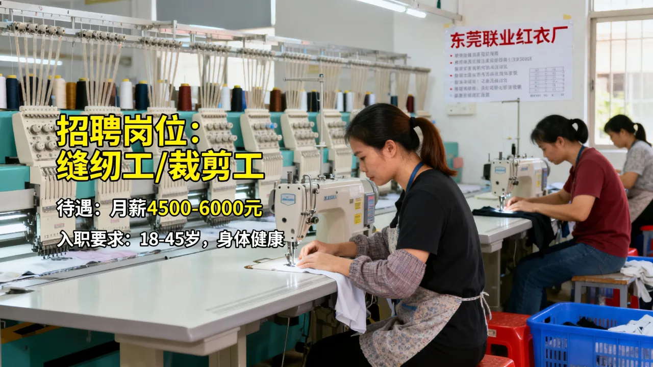 东莞联业制衣厂招聘信息是真的吗,怎么进厂待遇如何-图1 东莞联业制衣厂招聘信息是真的吗,怎么进厂待遇如何-图1