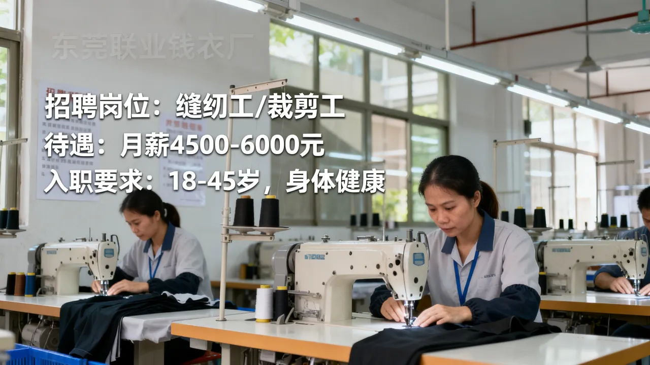 东莞联业制衣厂招聘信息是真的吗,怎么进厂待遇如何-图2 东莞联业制衣厂招聘信息是真的吗,怎么进厂待遇如何-图2
