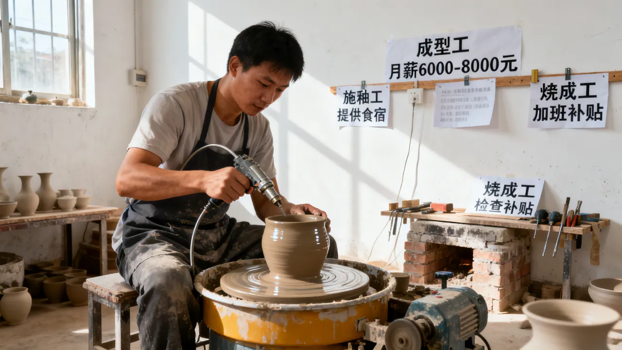 广宁古水陶瓷厂现在招人吗,陶瓷厂什么岗位工资高待遇好