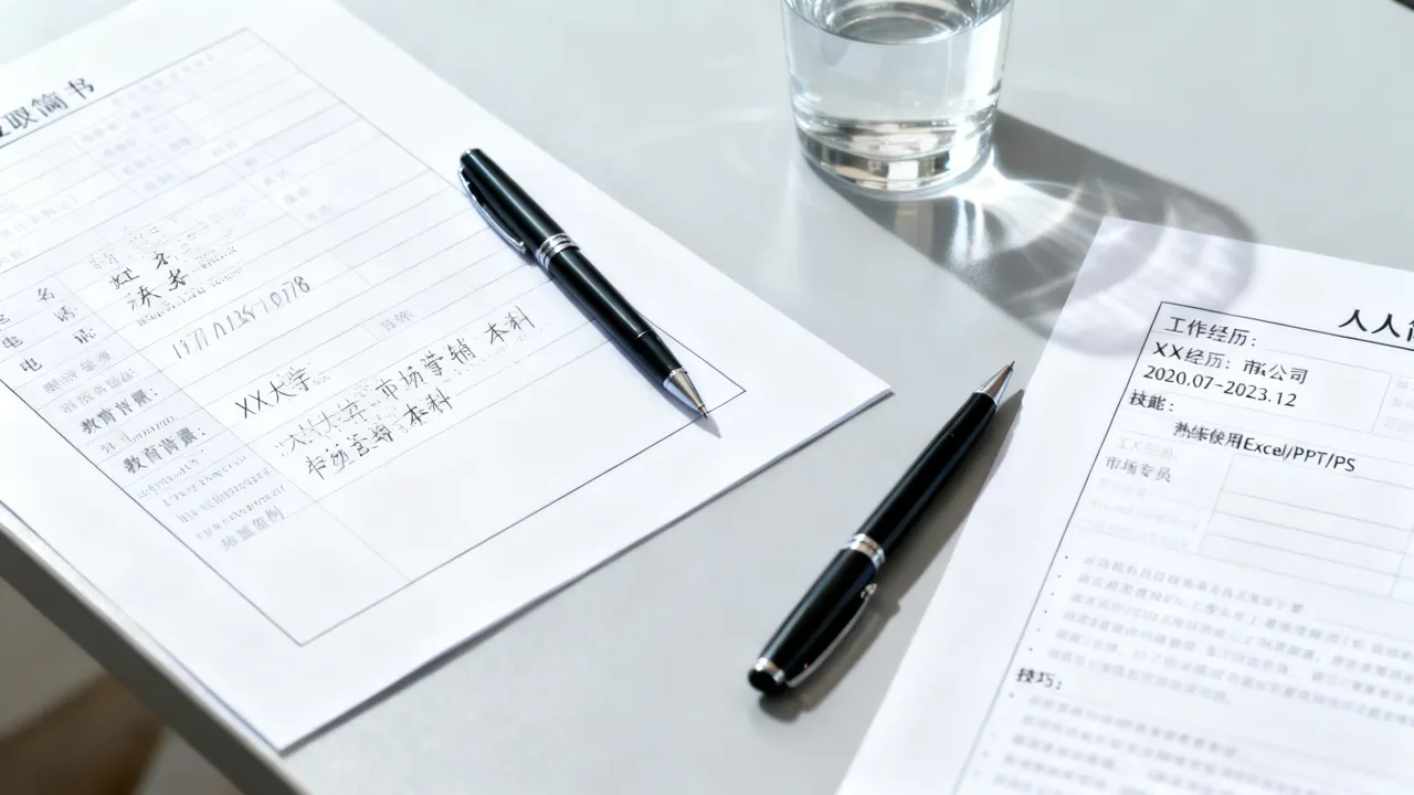 应聘表格怎么填写,个人简历应聘登记表填写技巧有哪些?-图1 应聘表格怎么填写,个人简历应聘登记表填写技巧有哪些?-图1