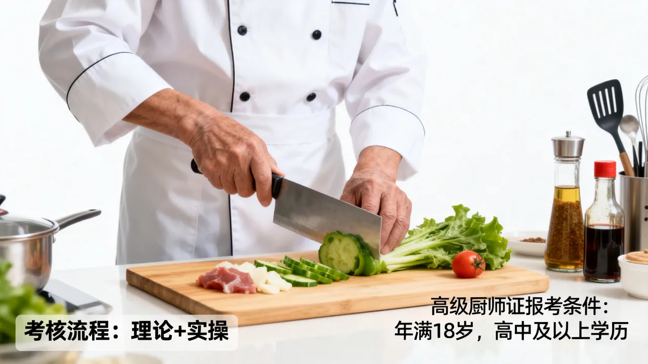 高级厨师怎么写?高级厨师证怎么考需要什么条件-图1 高级厨师怎么写?高级厨师证怎么考需要什么条件-图1