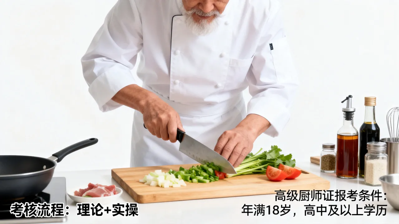 高级厨师怎么写?高级厨师证怎么考需要什么条件-图2 高级厨师怎么写?高级厨师证怎么考需要什么条件-图2