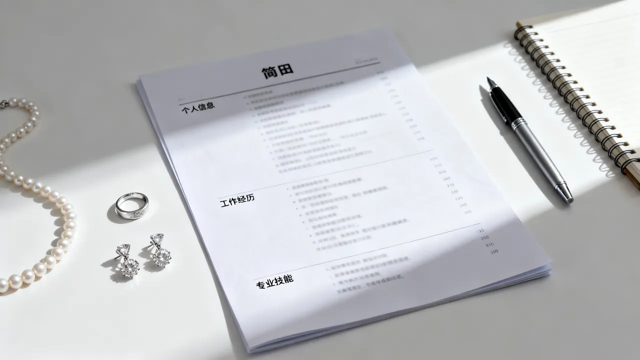 珠宝简历怎么写,珠宝销售简历怎么写才能吸引HR?-图3 珠宝简历怎么写,珠宝销售简历怎么写才能吸引HR?-图3
