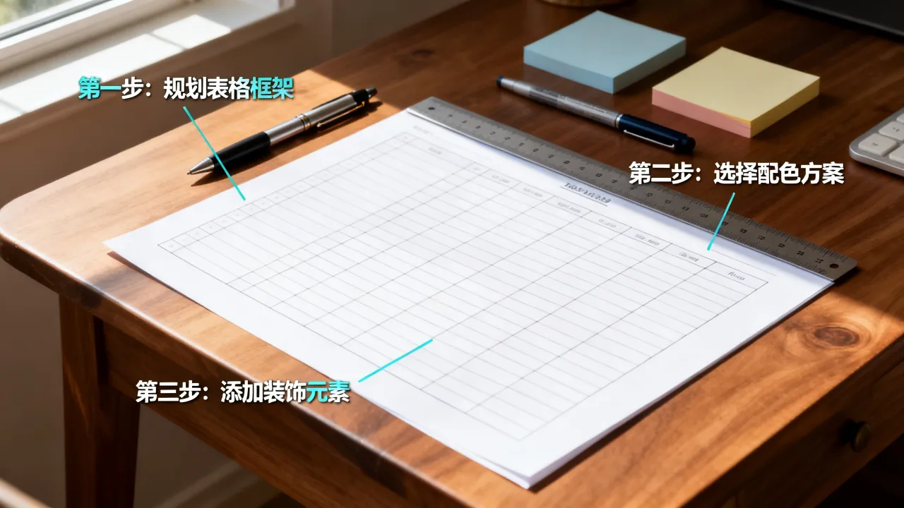 创意表格怎么写才好看?简单步骤轻松搞定-图3 创意表格怎么写才好看?简单步骤轻松搞定-图3