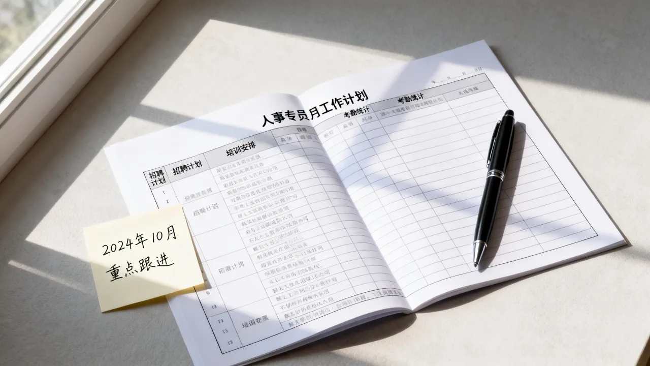 人事专员月工作计划表怎么写?月度工作安排模板-图1 人事专员月工作计划表怎么写?月度工作安排模板-图1