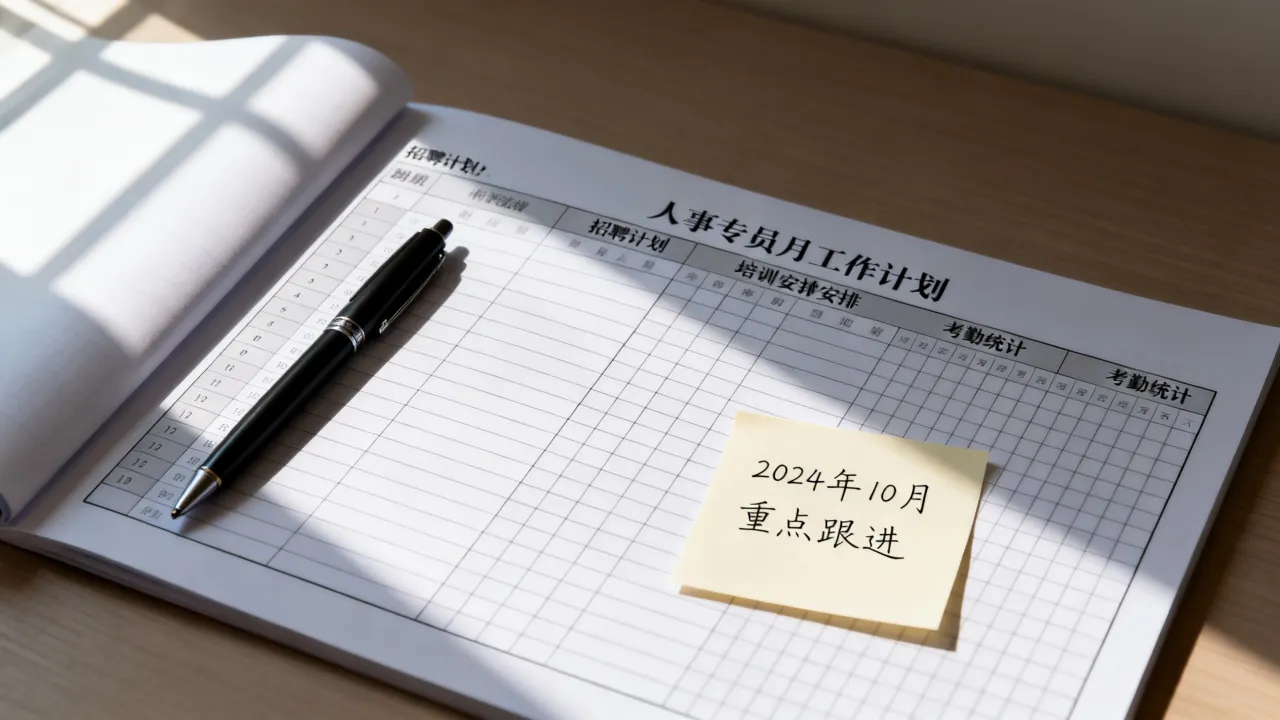 人事专员月工作计划表怎么写?月度工作安排模板-图2 人事专员月工作计划表怎么写?月度工作安排模板-图2