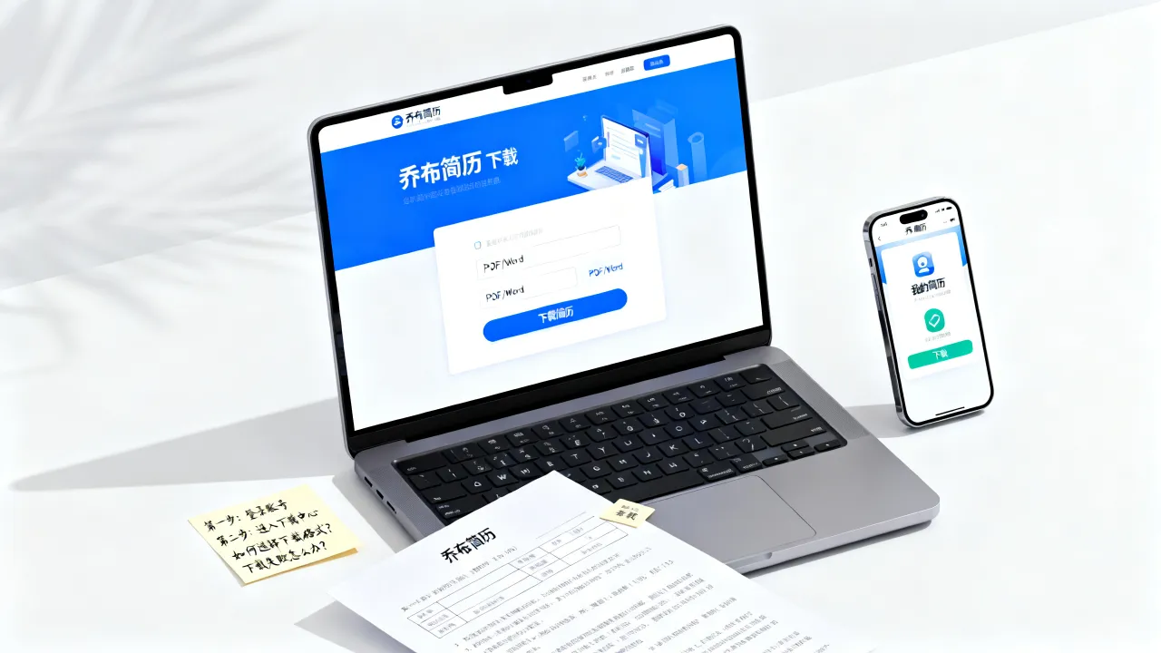 乔布简历怎么下载简历？完整下载步骤和常见问题解答-图1