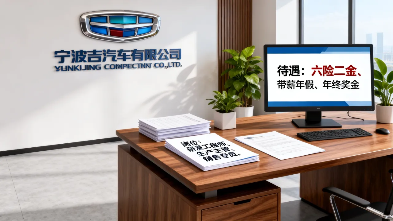 宁波吉利汽车有限公司招聘有哪些岗位,待遇怎么样?-图1 宁波吉利汽车有限公司招聘有哪些岗位,待遇怎么样?-图1