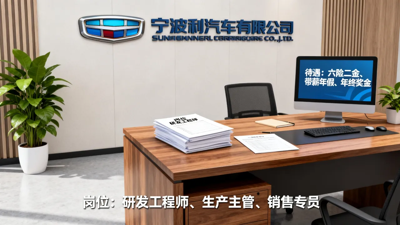 宁波吉利汽车有限公司招聘有哪些岗位,待遇怎么样?-图3 宁波吉利汽车有限公司招聘有哪些岗位,待遇怎么样?-图3