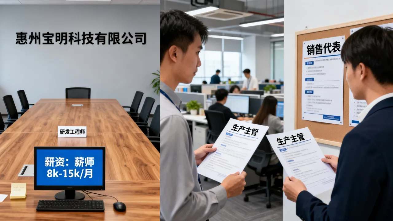 惠州宝明科技有限公司招聘怎么样,有哪些岗位和薪资待遇?-图2 惠州宝明科技有限公司招聘怎么样,有哪些岗位和薪资待遇?-图2