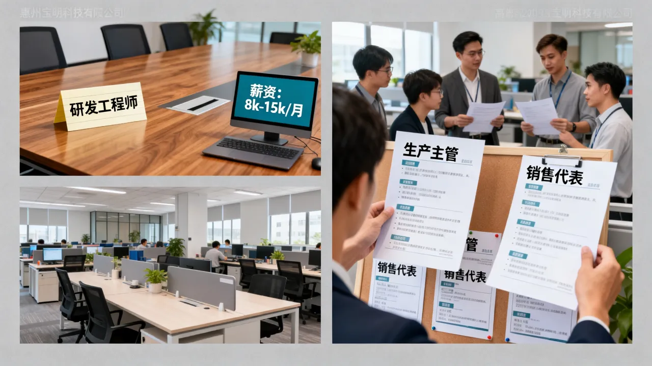 惠州宝明科技有限公司招聘怎么样,有哪些岗位和薪资待遇?-图3 惠州宝明科技有限公司招聘怎么样,有哪些岗位和薪资待遇?-图3